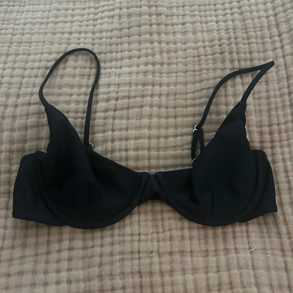 Mikoh Bosa Black Bikini Top